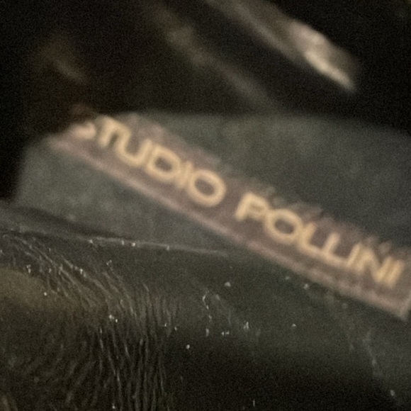 Studio Pollini Leopard Calf Hair Pointed High Heel Zip Up Boots Size 37 1/2 - Picture 8 of 16